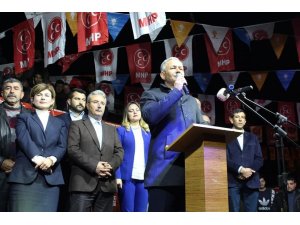 Germencik adayı İsmet Akın’dan miting gibi toplantı