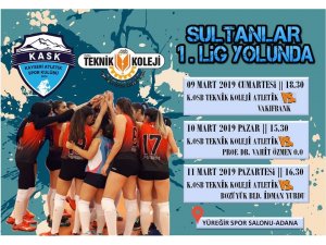 Sultanlar 1.Lig Yolunda sahaya çıkıyor