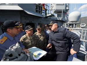 Bakan Akar: "Bizim amacımız,Ege’de, Doğu Akdeniz’de, Kıbrıs’ta aynıdır"