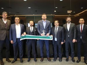 Konyaspor yönetiminden TBF'ye ziyaret