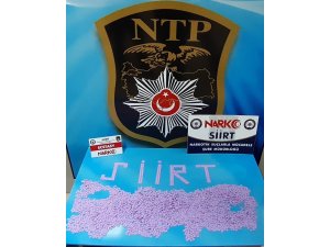 Siirt’te 4 bin 250 adet Extacy ele geçirildi
