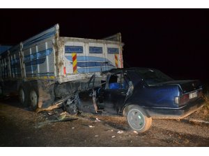Şuhut’ta trafik kazası: 1 ölü 1 yaralı