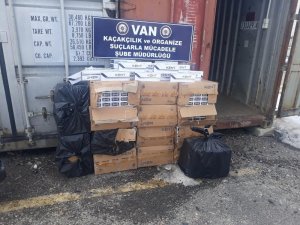 Van’da sigara kaçakçılığı