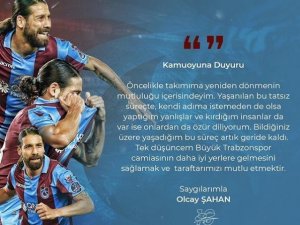 Olcay Şahan’da mutlu son