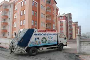 karatay'da geri dönüşüm bilgilendirmesi