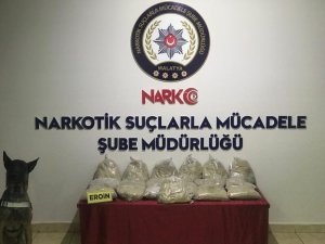 Deterjan bidonlarına gizlenmiş uyuşturucuyu ’Einstein’ buldu