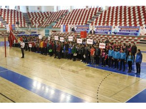 Ağrı’da ‘Okul sporları voleybol grup müsabakaları’ başladı