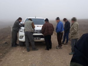 Burdur’da kaçak avcılar suçüstü yakalandı
