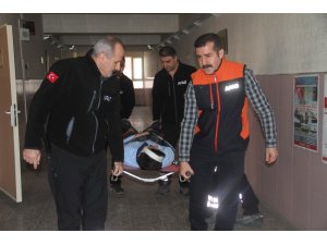 Elazığ’da öğrencilerle deprem ve yangın tatbikatı
