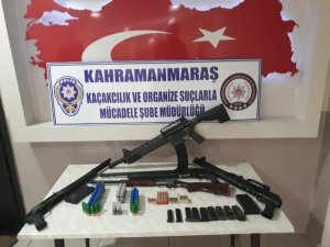 Kahramanmaraş’ta kaçak silah operasyonu: 3 gözaltı