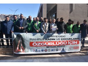Suriye'deki tutuklu kadın ve çocuklar için destek çağrısı
