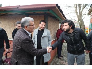 Murat Aydın Çubuklu’da site ziyareti gerçekleştirdi