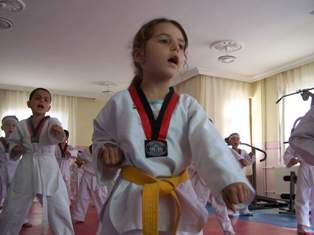 Geleceğin tekvandocuları yetişiyor