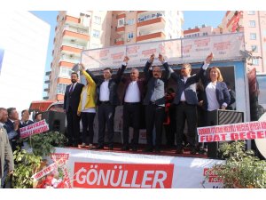 Elvan, Hamit Tuna ile birlikte Serdar Soydan’ın seçim bürosunu açtı