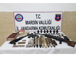 Nusaybin’de PKK’lı teröristlere ait mühimmat ele geçirildi