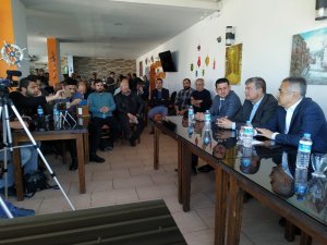 Mustafa Savaş, Fuat Akdoğan ile basın toplantısı düzenledi