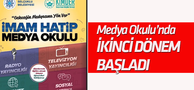 İmam Hatip Medya Okulu’nda ikinci dönem başladı