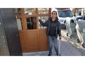 Engelli vatandaşın büfesi soyuldu
