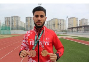 Türkiye’ye sığınan Suriyeli atlet Balkan Şampiyonası’nda üçüncü oldu