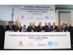 İstanbul Sabiha Gökçen Uluslararası Havalimanı Camisi'nin temeli atıldı