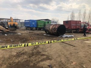 Bingöl’de boş benzin tankı patladı: 1 yaralı