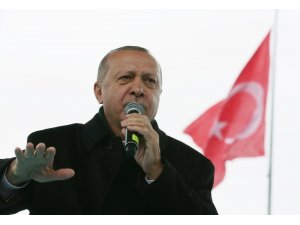 Cumhurbaşkanı Erdoğan: "CHP adayı sanki babasının tapulu mülküymüş gibi ’onları kovacağız’ diyor"