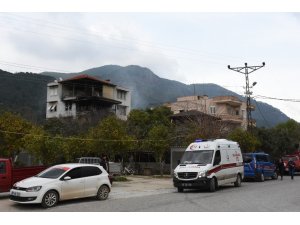 Alanya’da evde yangın paniği
