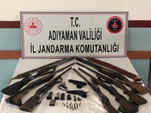 Jandarmadan silah üretim ve tamiri yapılan eve operasyon