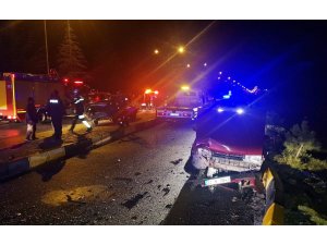 Isparta’da zincirleme trafik kazası: 21 yaralı
