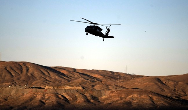 Konya'da helikopter düştü ihbarı ekipleri alarma geçirdi...