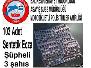Motosikletli Tim’den uyuşturucu operasyonu