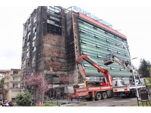 Avrasya Üniversitesi’ndeki yangının ardından