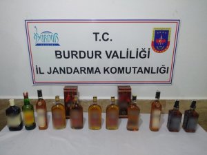 Burdur’da kaçak içki operasyonu