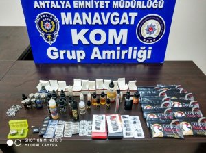 Antalya’da elektronik sigara operasyonu