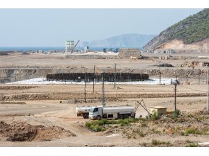 Akkuyu NGS’de 1’inci güç ünitesinin temel plakasının beton dökme çalışmaları tamamlandı