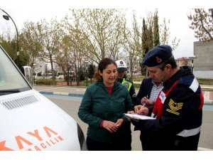 Sarıgöl’de servis araçlarına geniş kapsamlı denetim