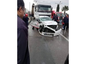 Kahramanmaraş’ta trafik kazası: 2 yaralı
