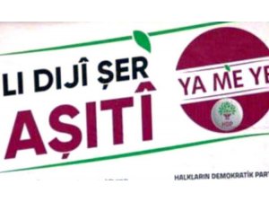 HDP’nin pankartı mahkeme kararıyla kaldırıldı
