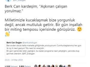 “Aşkınan çalışan yorulmaz”