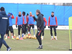 BB Erzurumspor Trabzonspor maçı hazırlıklarını sürdürdü