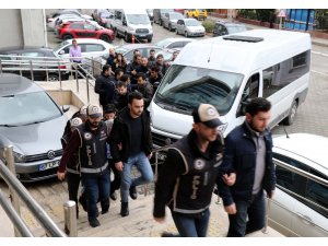 Zonguldak’ta FETÖ/PDY operasyonunda 10 şüpheli adliyede