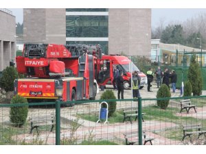 Hastanede korkutan yangın