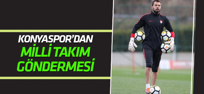 Konyaspor'dan milli takım göndermesi