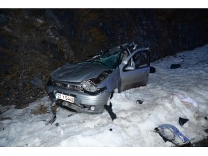 Öğretmen çifti kaza ayırdı