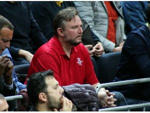Houston Rockets’ın menajeri Ülker Salonu’nda
