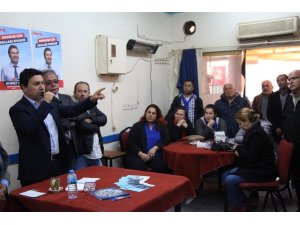 CHP Adayı Aras, göreve gelmeden hizmete başladı