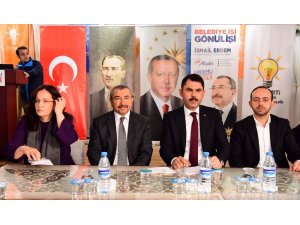 Bakan Kurum: “İsmail Erdem’in tüm projelerinin arkasındayız”