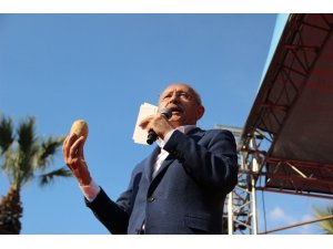 Kılıçdaroğlu Ödemiş patatesini göstererek konuştu: