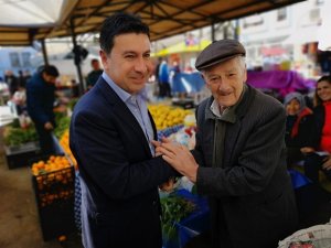 CHP adayı Aras seçim çalışmalarına devam ediyor