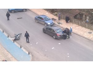 Çaycuma’da otomobil motosiklete çarptı; 1 kişi yaralı